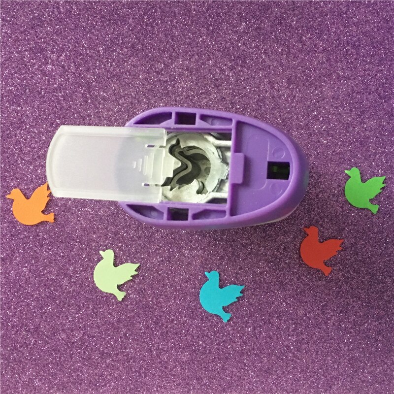 Free Ship 1 inch pigeon shaped EVA foam hole punch bird paper cutter for card handmade DIY scrapbook dove craft punch machine