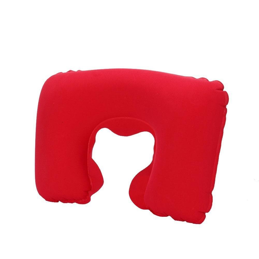 Portable Ultralight Inflatable PVC Nylon Air Pillow Sleep Cushion Travel Tour Bedroom Hiking Beach Car Plane Head Rest Portable