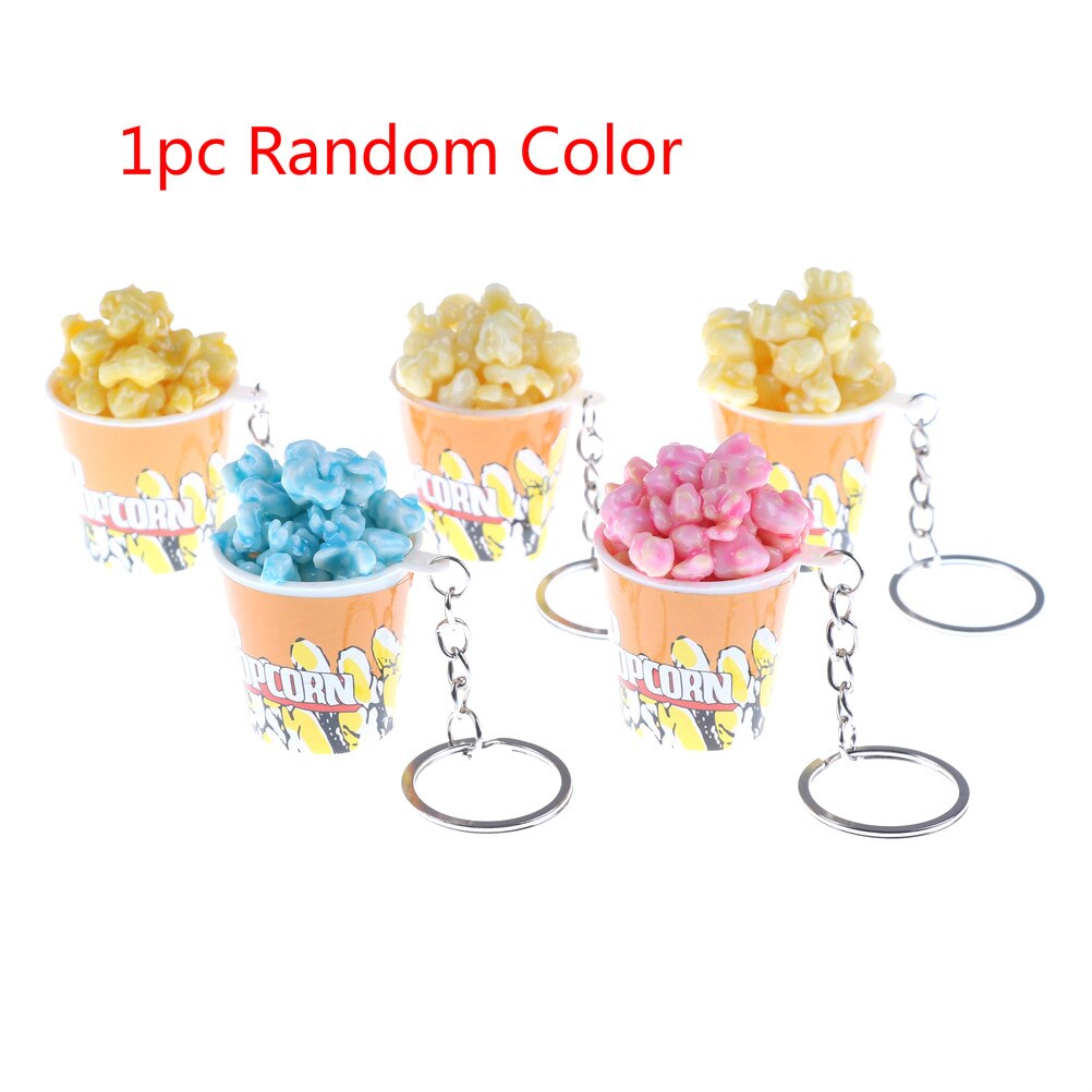 DIY Dollhouse Miniature A Bucket of Popcorn Toy Mini Cup with Dome Lid Popcorn Ice Cream Jewelry Accessory DIY Charms Cup: Type5