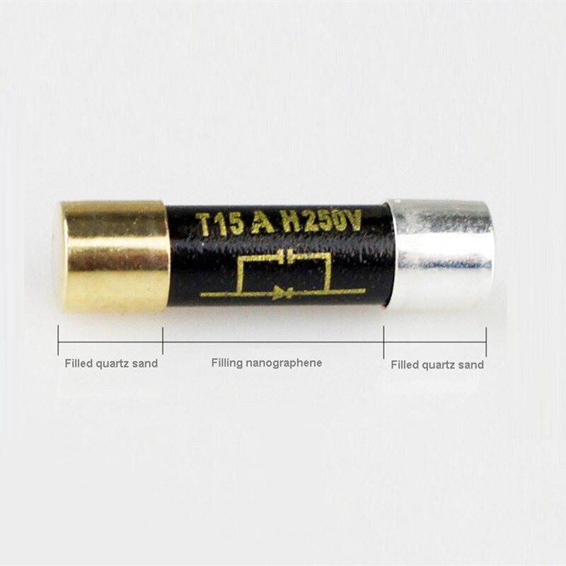 HIFI – Nano fusible cristal argent, 1 pièce, amplificateur Audio CD, 5x20mm, 0,5 a-15a, composant électronique, Tube Audio