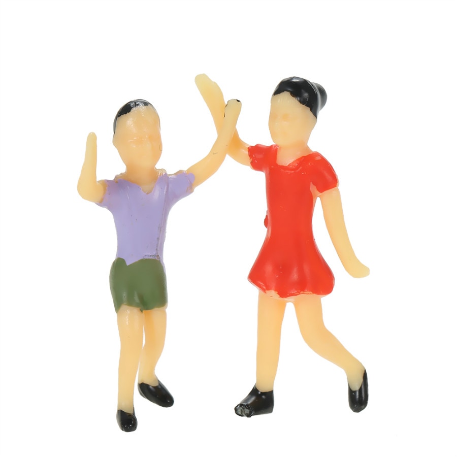 30Pcs/lot 1:25 Scale Model Miniature Figures Architectural Model Human Model ABS Plastic Peoples