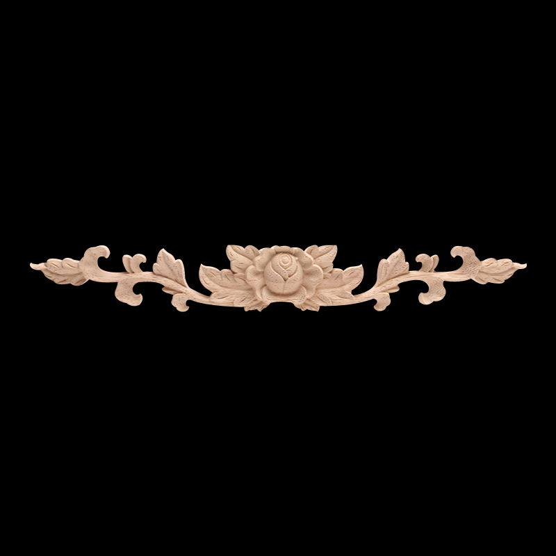 Europese Decal Houtsnijwerk Massief Houten Deur Hart Bloem Home Decoratie Retail En Hout Mouldings Hout Applique Muren