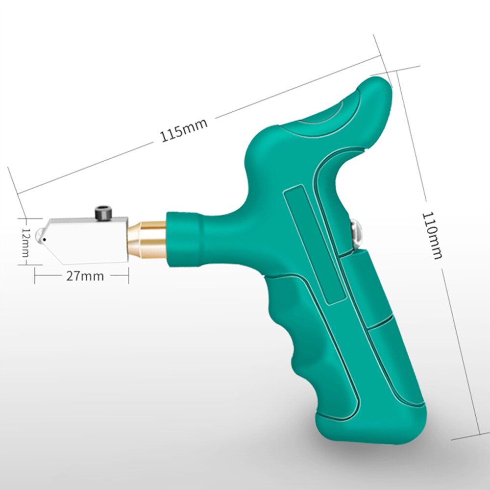 Two-in-one Ceramic Tile Cutter Aluminum Alloy Glass Cutter Integrated Cutter Multifunctional Ceramic Tile Glass Opener Tool