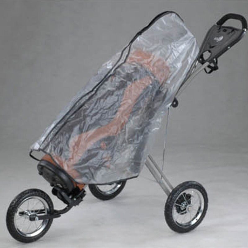 Jaycreer universal 120 x 63cm golfregnbetræk vandtæt pvc regndæksel til golftaske og vogn