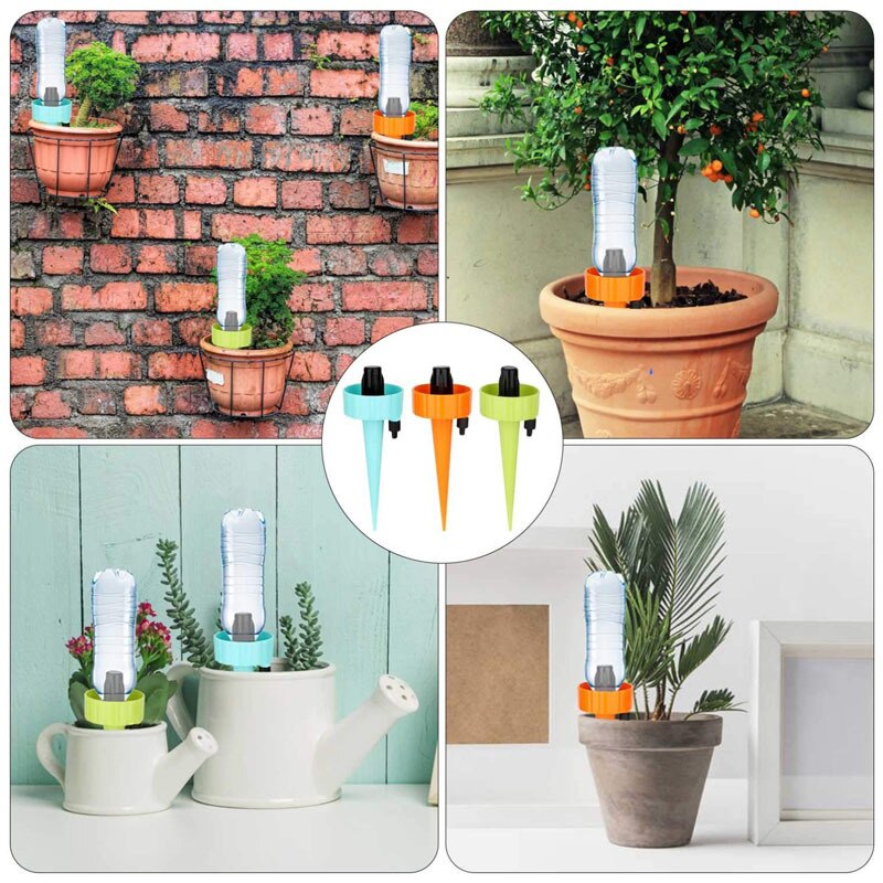 4/8Pcs Plant Self Watering Adjustable Stakes System Vacation Plant Waterer Self Automatic Watering Spikes droshipping YJN