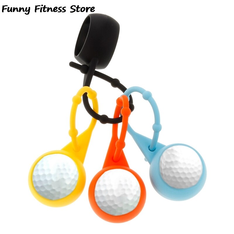 Golfboldholder bærbare golfbolde arrangør plast træningsværktøj tilbehør golfklip talje bælte klip udendørs sport