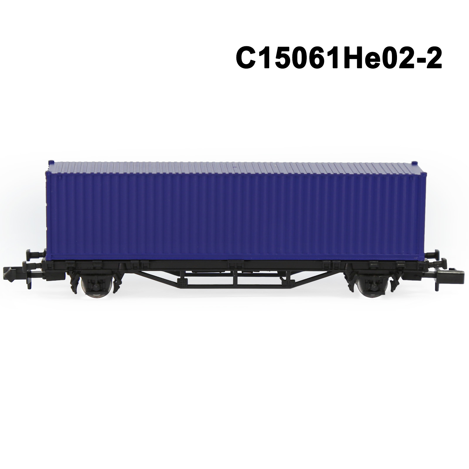 1 Set N Scale 1:160 Flat Car with 40' 20' Container Model Railway Wagons Freight Car C15061: C15061He02-2