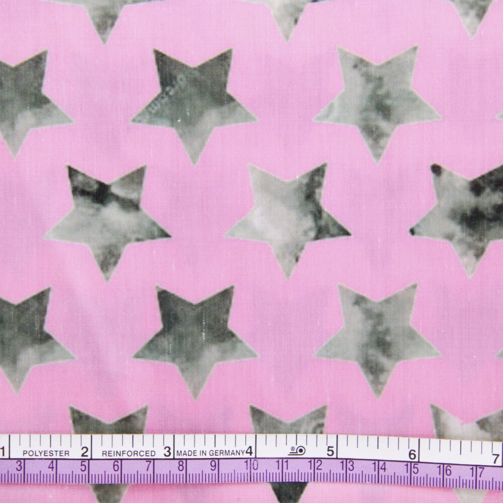 50*145cm strepen ster hart polyester katoen stof bedrukt doek naaien quilt stoffen voor patchwork handwerk doe-het-zelf ,c466: 1048889001