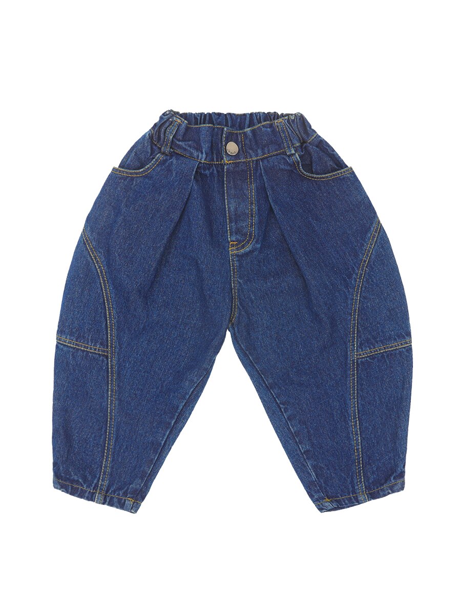 Drenge bomuld afslappet jeans stil børns efterår harembukser koreanske børns bukser børnetøj