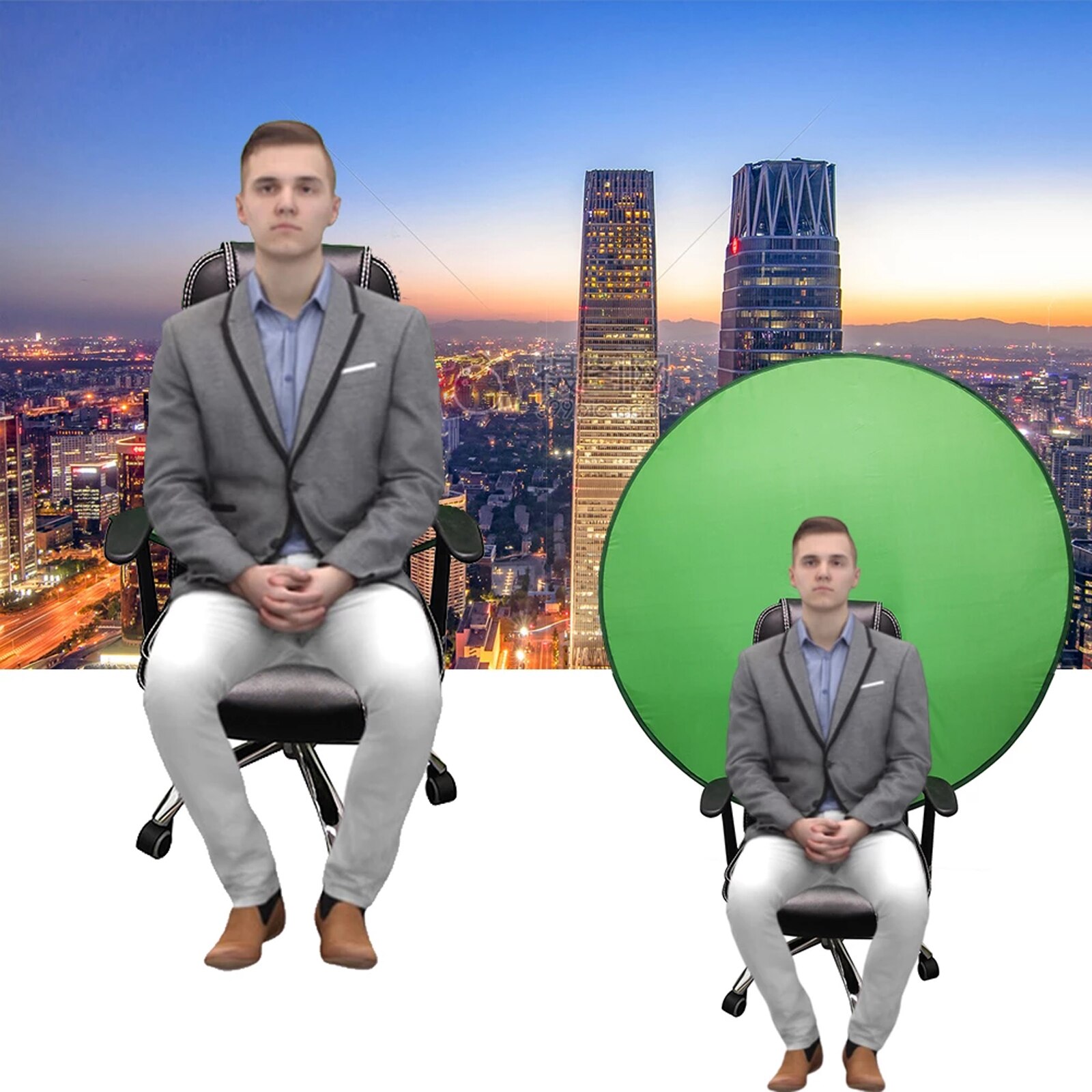 Valokuvaus tausta taustaa taitettava vihreä näyttö chromakey cromakey taustakangas valokuvastudion videotallennukseen