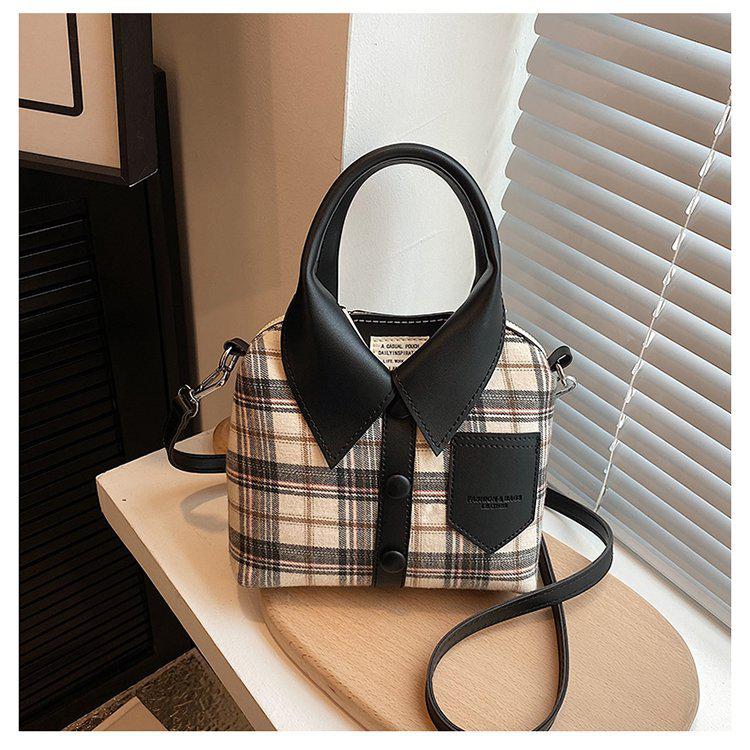 Women's Bag Clothes Style Shoulder Handbag Women Cute Crossbody Bag: black