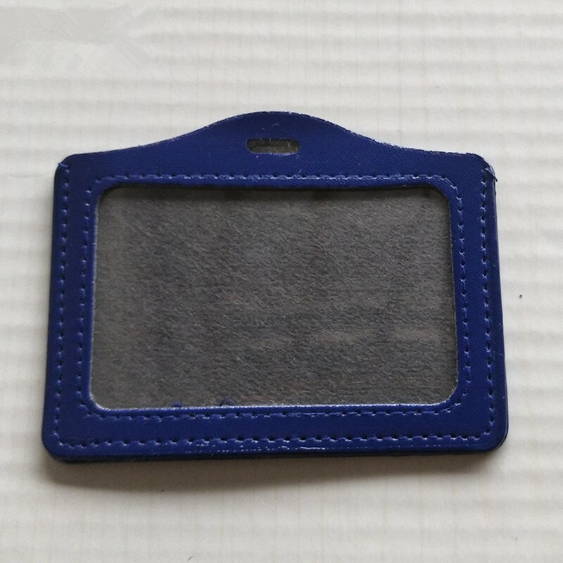 Kobiety i mężczyźni poliuretanowy portfel na karty pokrowiec na karty i akcesoria szpital pielęgniarka szkoła wejście strażnik karta i karta klatki piersiowej poprzeczny styl: marynarka wojenna niebieski