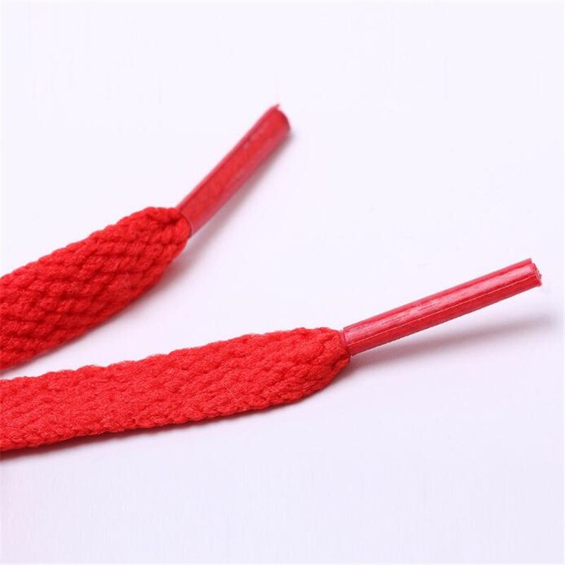 8mm de large de lacets plats lacets de chaussures pour baskets chaussures de Sport 10 couleurs 100cm lacets unisexe femmes hommes