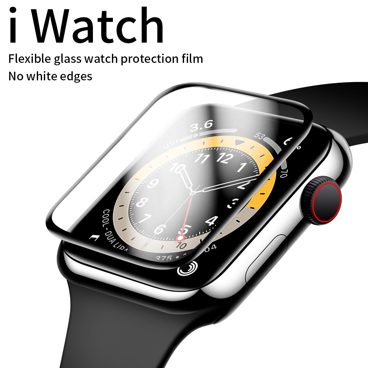 Waterdichte Film Screen Protector Voor Apple Watch 5 4 3 38Mm 40Mm 44Mm 42Mm (Niet Gehard Zachte glas) film Voor Iwatch 4/5/6/Se