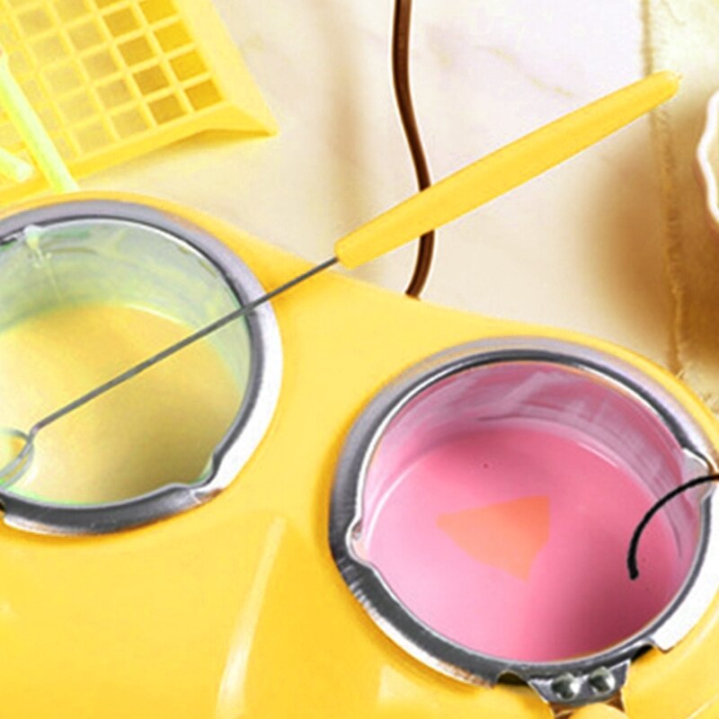 Electric Chocolate Melter Durable Aluminum Liner Plastic Chocolate Melting Pot Electric Fondue Melter Machine Tool
