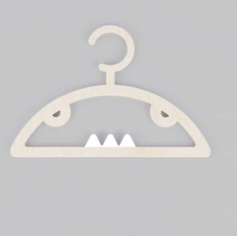 Perchero de madera portátil para ropa de bebé, 5 piezas, decoración para habitación de niños, guardería,: 5