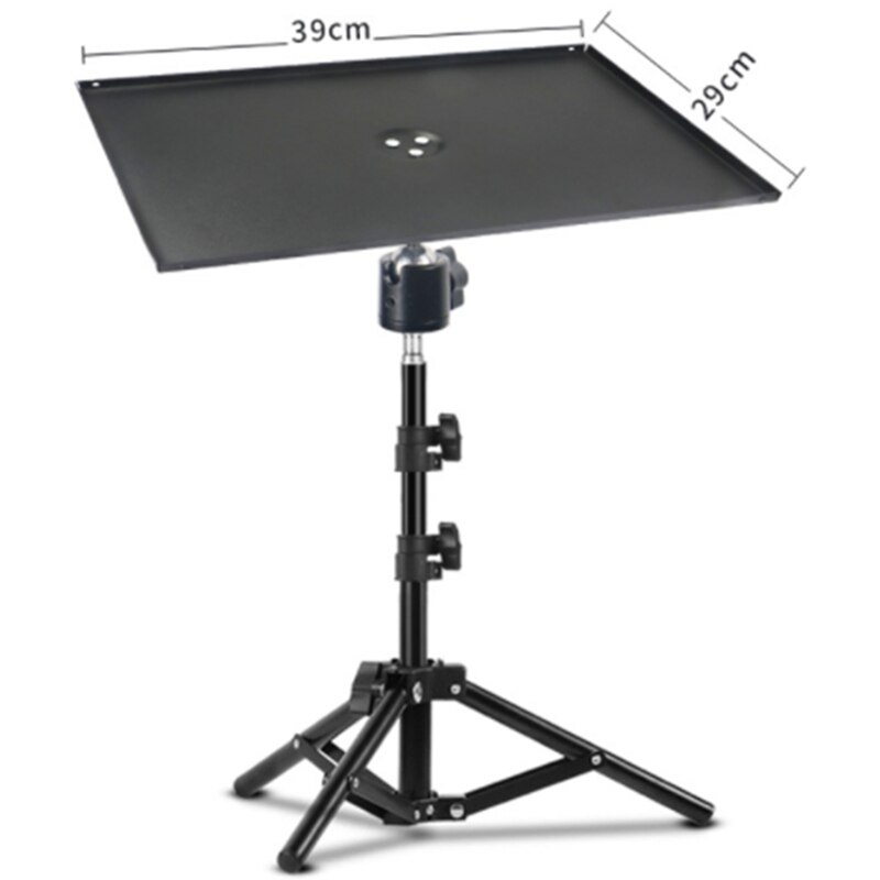 Laptop Projector Tripod Stand, Adjustable Height 17 to 48 Inch Tripod Stand Universal Floor Stand 11X15 Inch Tray