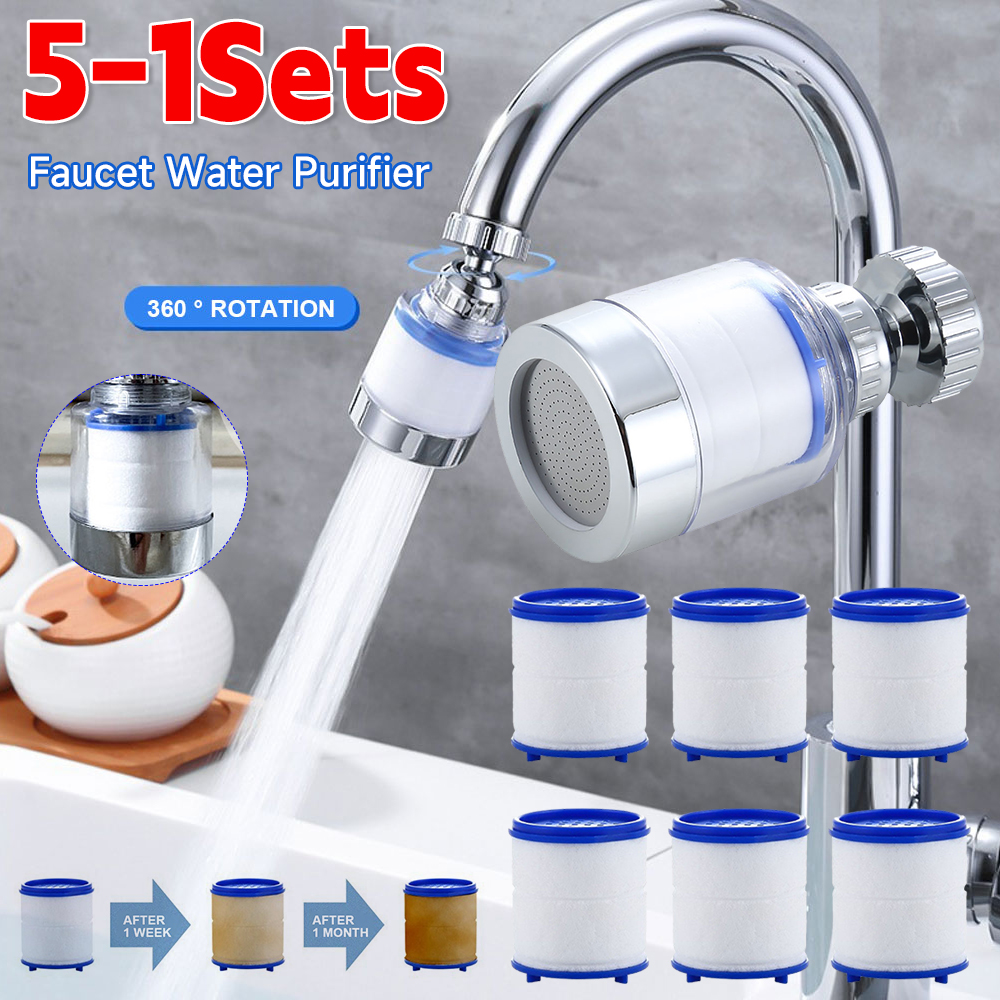 2–40 Stück Wasserhahn-Wasser-Reinigungsfilter, Luftreiniger, 360 Grad drehbare Spritzfilter, Wasserhahn-Adapter, wassersparend, für sterben Haushaltsküche