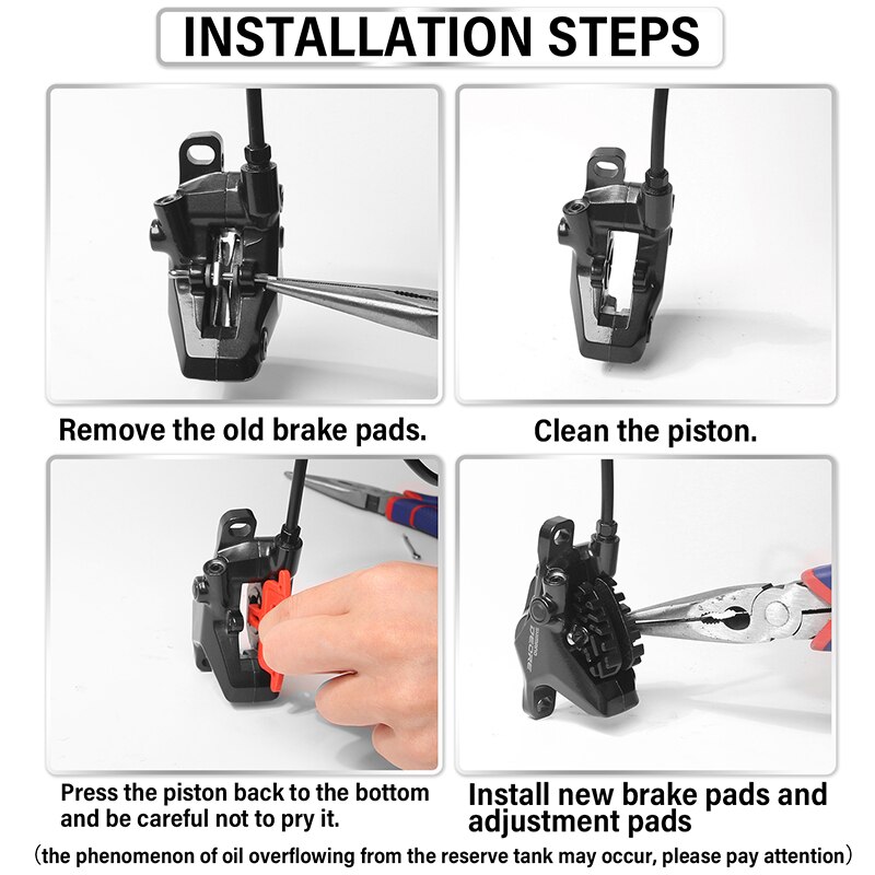 BUCKLOS pastillas de freno de cerámica para bicicleta, pastillas de disco de freno hidráulico para bicicleta de montaña y carretera, accesorios de freno Shimano