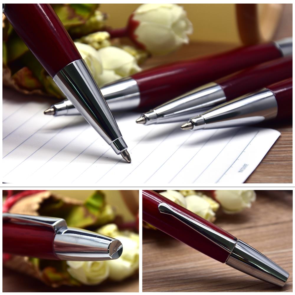 Guoyi A227 wooden ballpoint pen learning office school stationery luxury hotel business pen