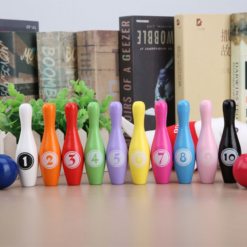 Soft bowling 10 bowling kegels en 1 bowling bal alles soft uitvoering