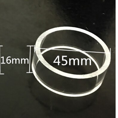 1 styk gennemsigtig akryl boldstativ displayholder støtte base passer til fodbold baseball krystal mousse bold samling: Diameter 45mm