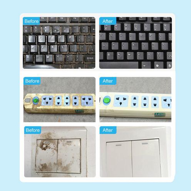 100pz Magico della Spugna gomma Pulizia Melamina Multi-funzione di Schiuma Detergente