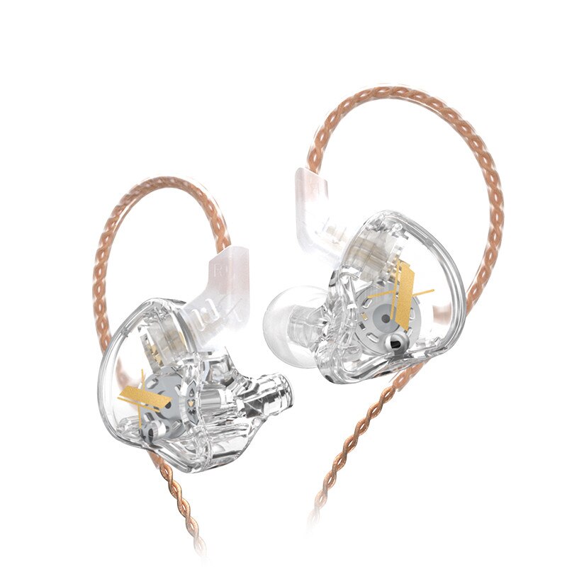 Słuchawki KZ EDX 1 Dynamiczne słuchawki douszne HIFI Bass Słuchawki douszne Sportowy zestaw słuchawkowy z redukcją szumów: Kolor skóry