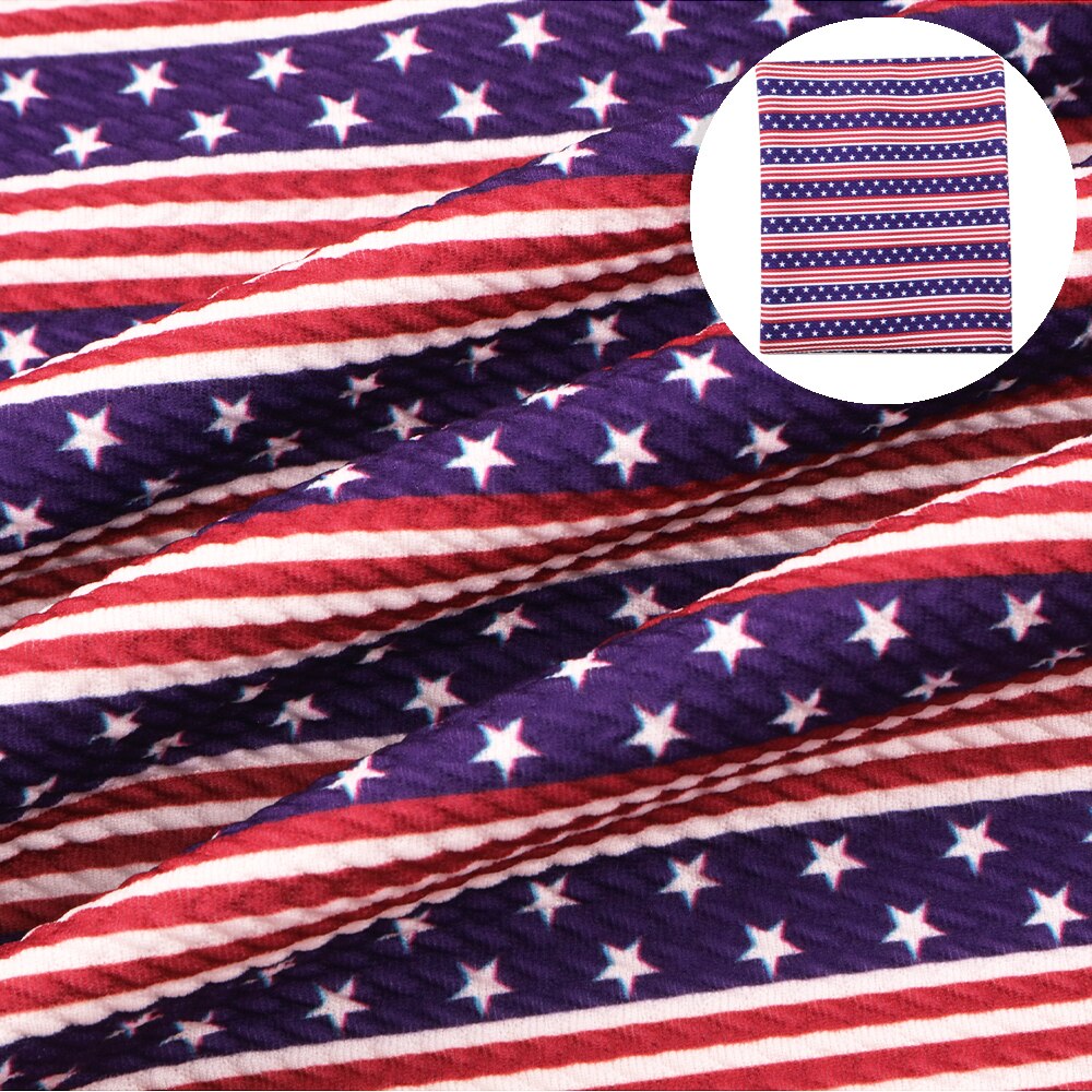 50*140cm. fjerde juli tryk bullet liverpool stof stretch strik stof væv børn hjemme tekstil gør det selv stof syning ,1 yc 10286