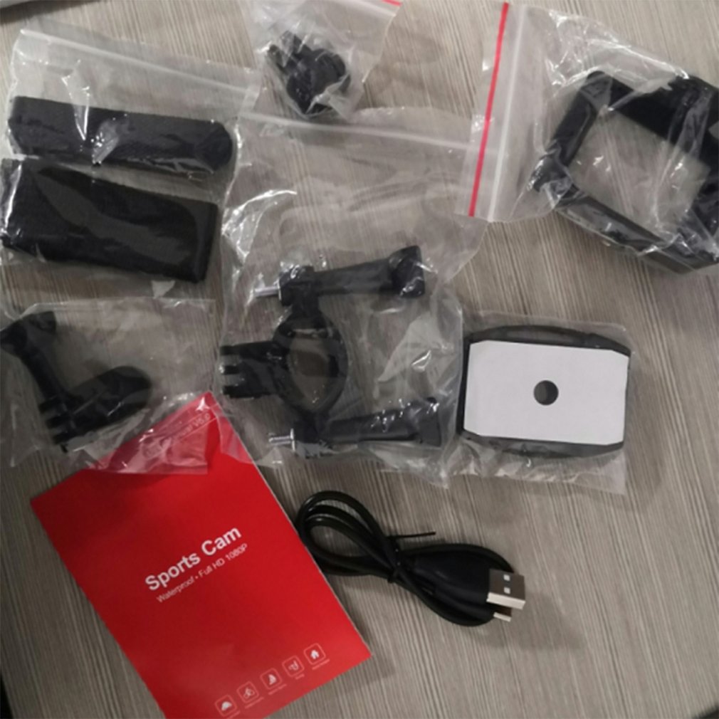 Outdoor mini sport action camera ultra 30m 1080p onderwater waterdichte helm video-opname camera's sportcamera
