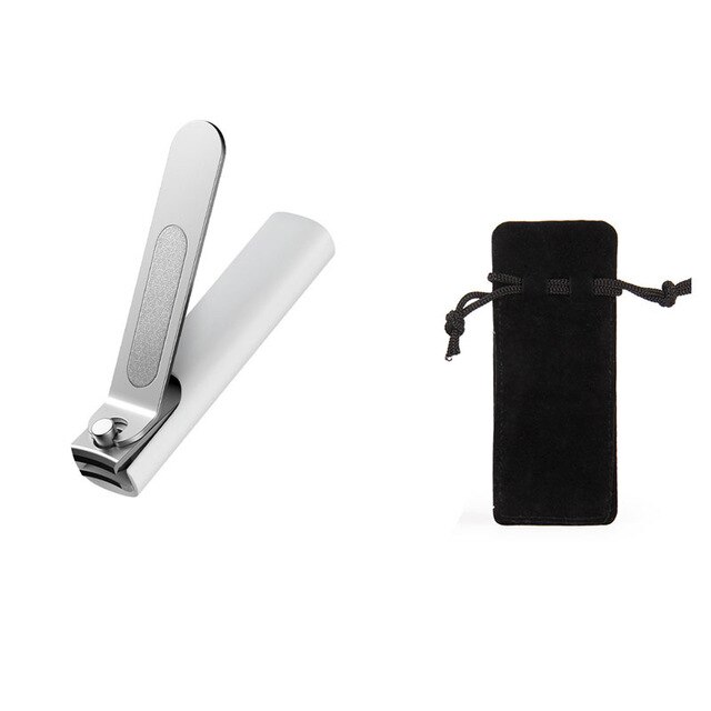 Obcinacz robić paznokci Xiaomi Mijia/obcinacz robić paznokci anty-pluśnięcie stal nierdzewna/konstrukcja frustracji/kompaktowy Mi obcinacz robić paznokci przenośny: torba i Clippers