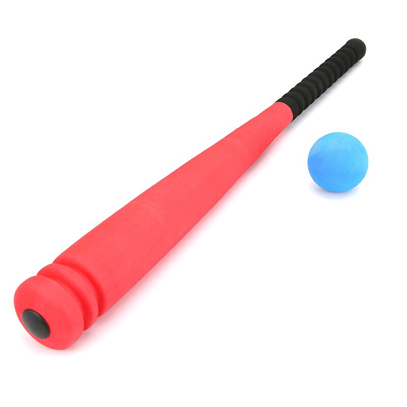 Foam Baseball Bat with Baseball Toy Set for Children Age 3 to 5 Years Old: Red