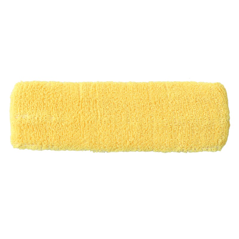 Katoen Elastische Zweetband Basketbal Sport Hoofdband Vrouwen Mannen Gym Fitness Zweet Haarband Volleybal Tennis Running: yellow