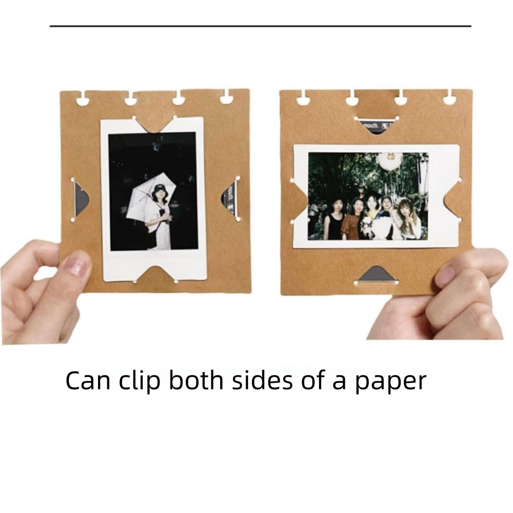 Album Photo à rabat avec affichage horizontal/vertical, autoportant, peut contenir 20 à 40 Photos, cadre Photo de bureau, ornements d'affichage Double face
