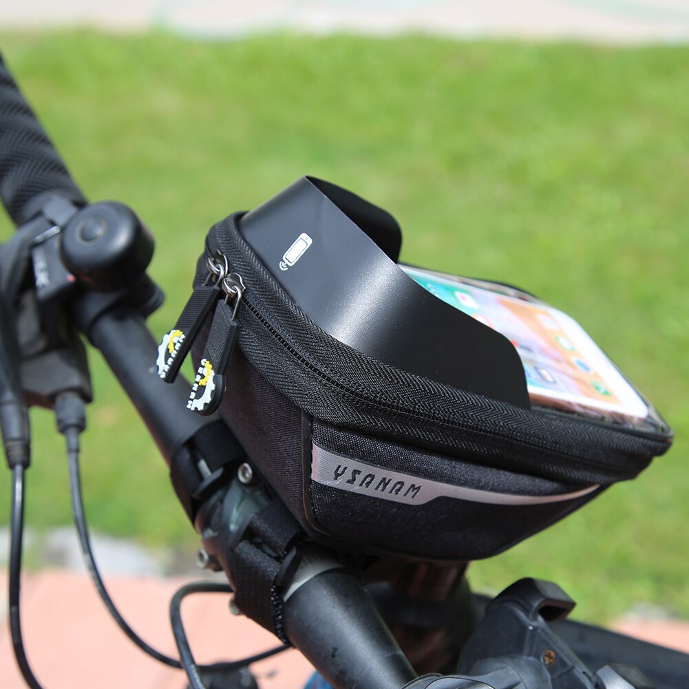 Fiets Voorframe Tas Waterdichte Fietsen Bovenbuis Driehoek Telefoon Opslag Pouch Fietsen Draagbare Stofdicht Fietsen Onderdelen