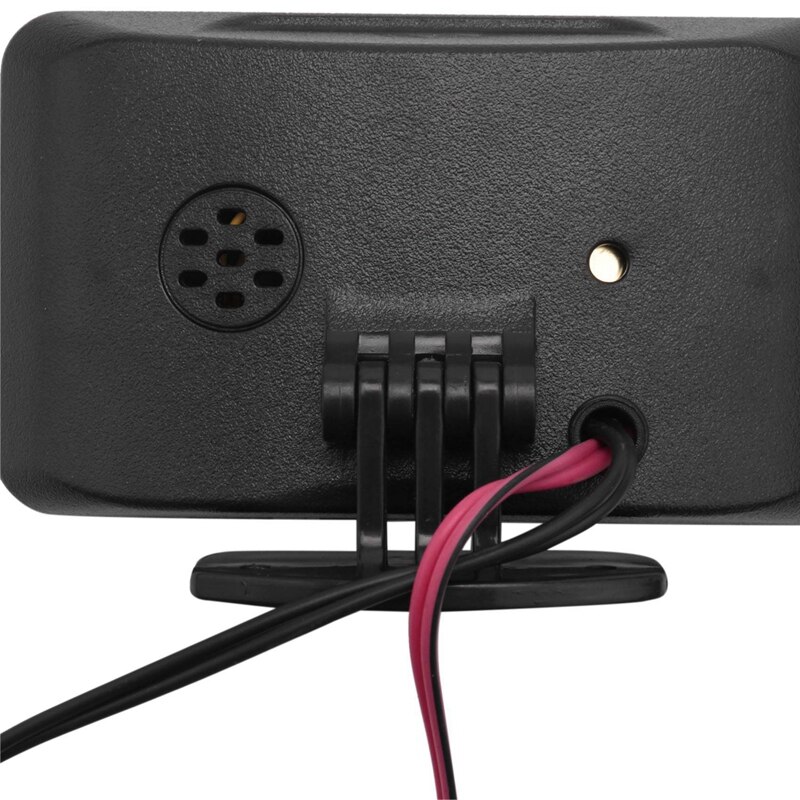 2X,2 In 1 Car LCD Digital Gauge Voltage Pressure Water Temperature Meter Buzzer Alarm M10