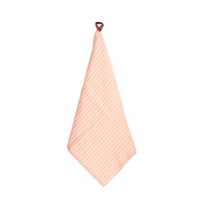 Paño de Cocina Fabricado en Algodón Puro con Tira para Colgar, Trapo de Tejido Grueso y Absorbente, Nórdico, Ideal como Toalla de Mano para el Baño o como Accesorio de Limpieza del Hogar: stripe-pink