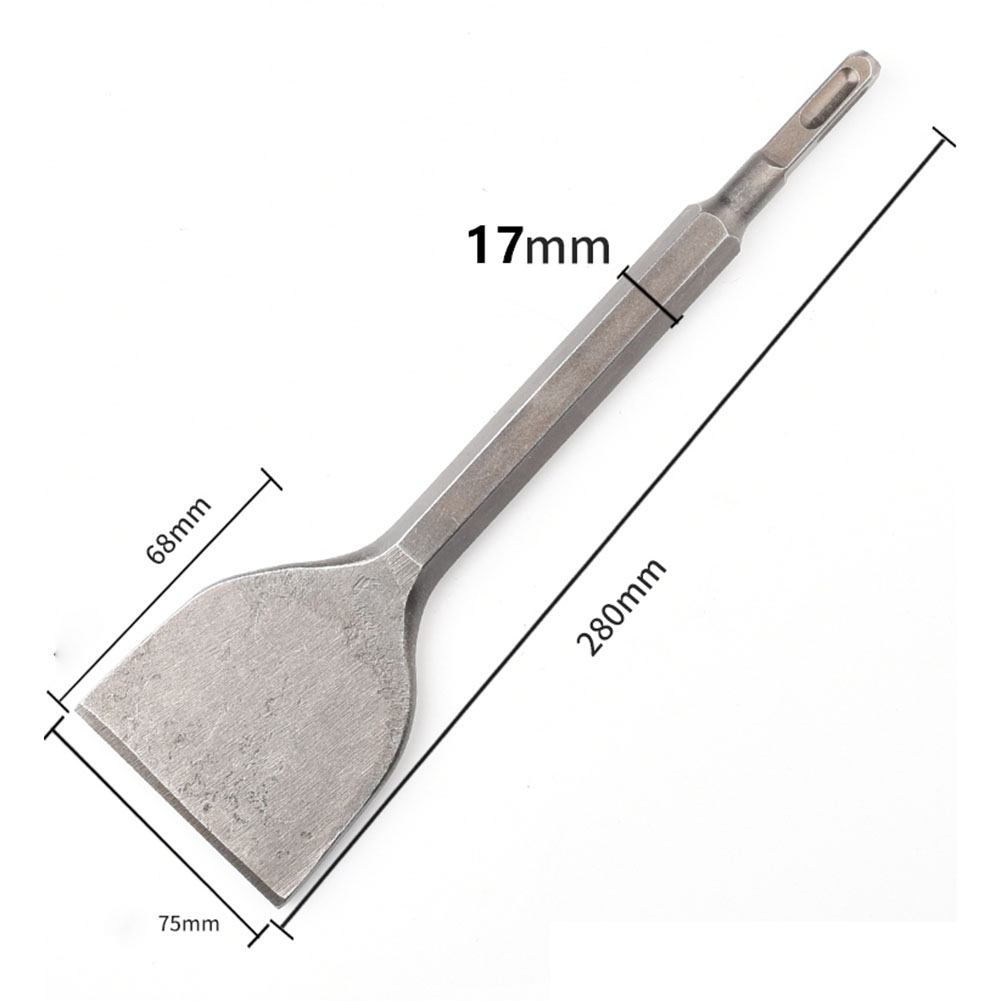 Mèche à Percussion électrique, marteau à Percussion, poignée carrée, ciseau plat Ultra-fin, perceuse à pic électrique, pelle à ciseau, fente à travers le mur