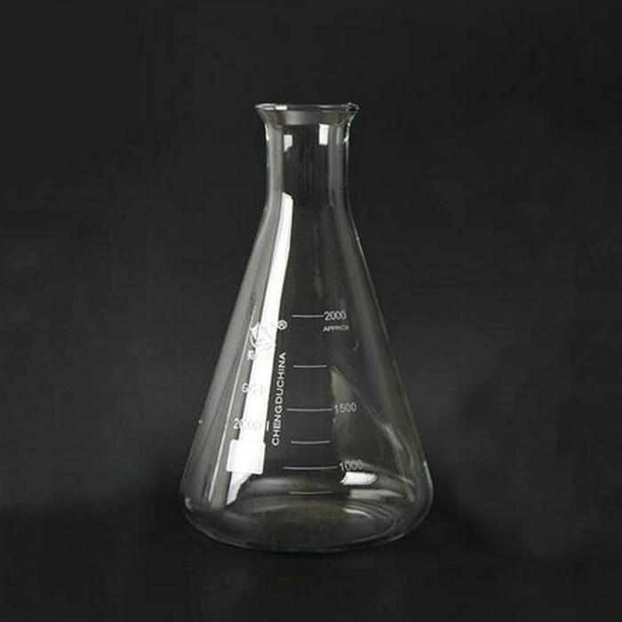 4 Stuks 50 Ml Tot 2000 Ml Trompet-Vormige Glazen Erlenmeyer Glas Erlenmeyer Lab Glas Driehoek Fles borosilicaatglas Pyrex