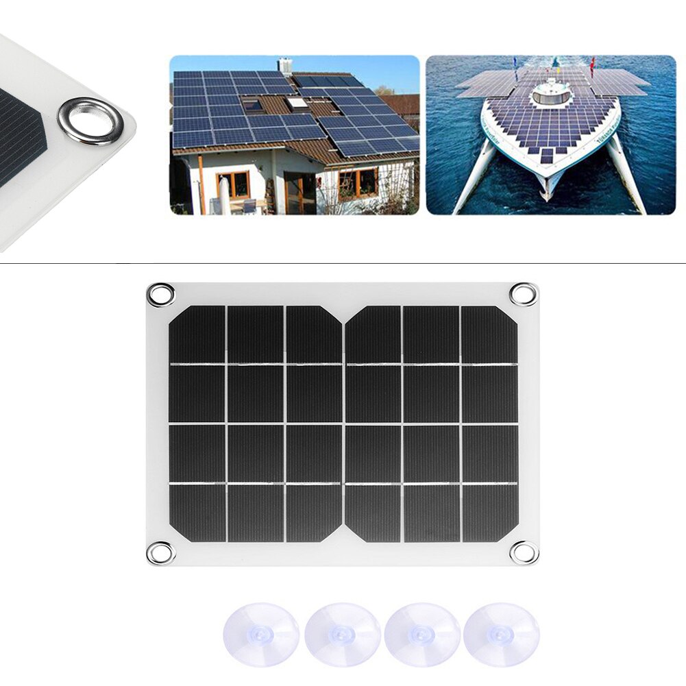 Draagbare Zonnepaneel Fotovoltaïsche Lader Automatisch Opladen Sunpower Zonnecellen Usb Mobiele Telefoon Draagbare Elements