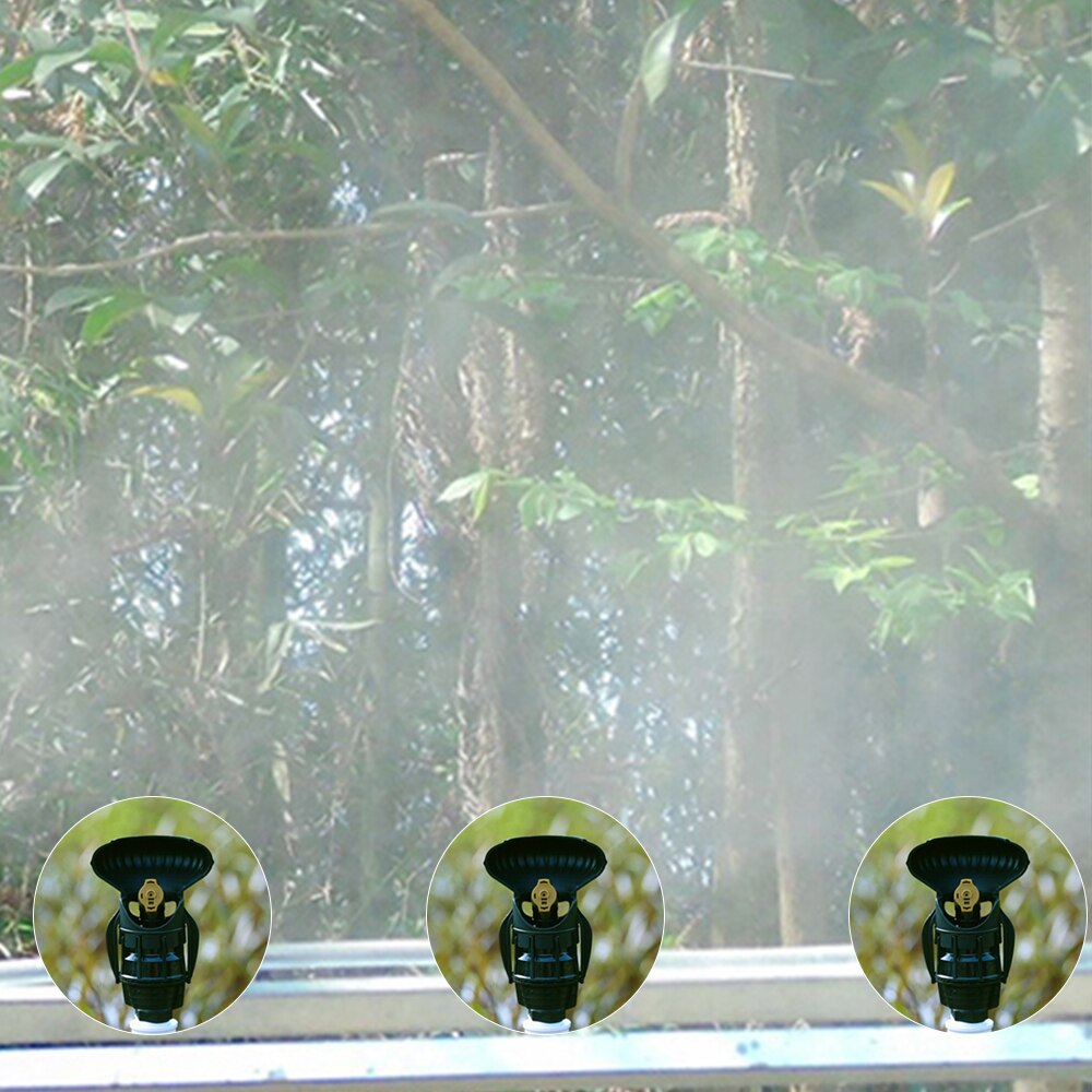 1/2" Garden Agricultural Irrigation Sprayers Male 180° Rotating Nozzle Thread Long Distance Spray Lawn Irrigation Sprinklers