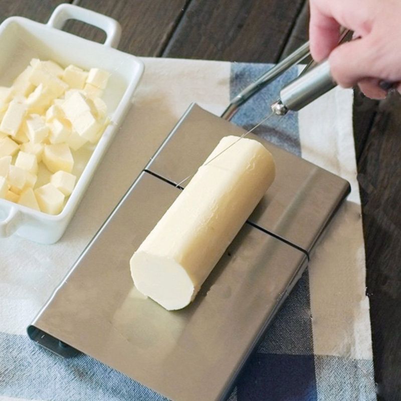 Stainless Steel Cheese Board with Cutting Wires for Cheese Slicer Cheese Planer