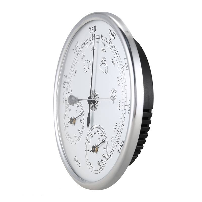 Wall Mounted Household Thermometer Hygrometer High Accuracy Pressure Gauge Air Weather Instrument Barometer