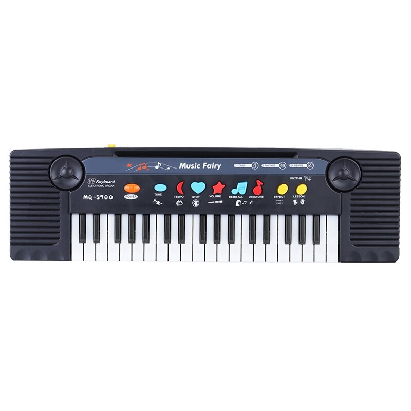 BMDT-37 Toetsen Multifunctionele Mini Elektronische Keyboard Piano Muziek Speelgoed Met Microfoon Educatief Electone Voor Kinderen B