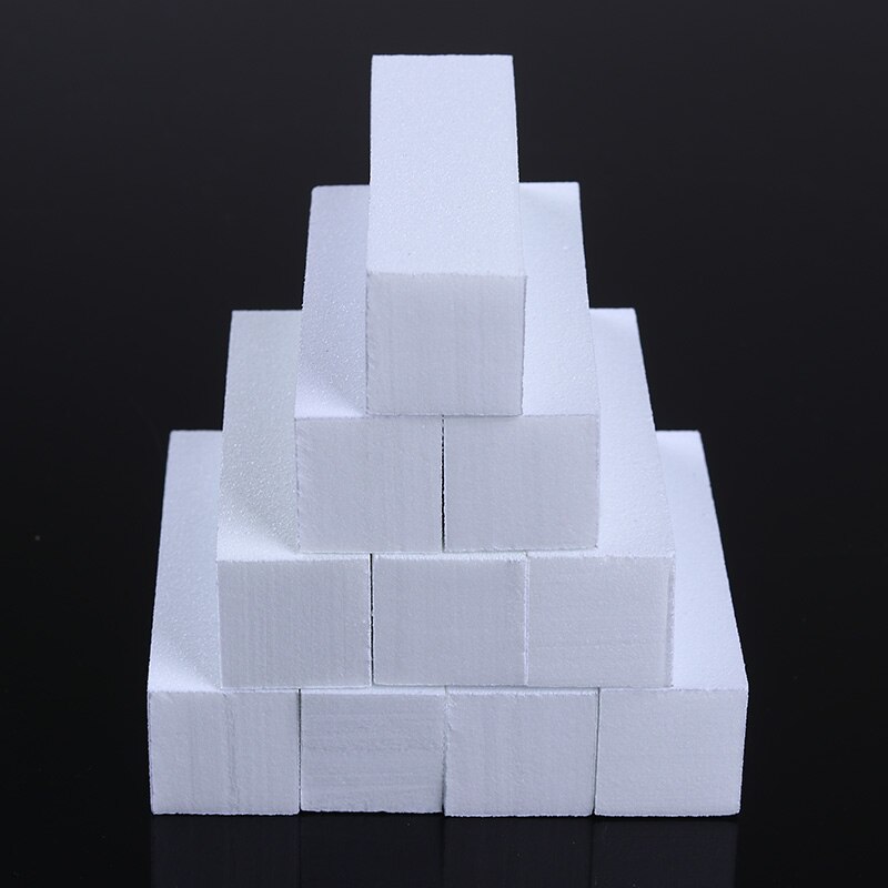 10 Pcs White Nail Art Buffers Sanding Grinding Polishing Block File Nail Art Tool