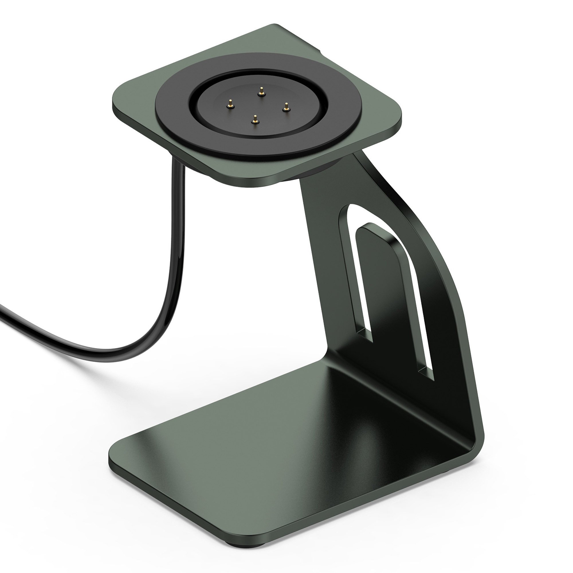 Charger Stand for Google Pixel 2/3 Watch Charging Dock Metal Station Base Non-Slip Aluminum Holder with USB-C Charger Cord Cable
