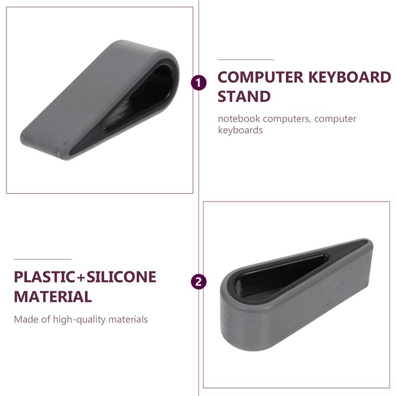 4Pcs Universal Laptop Computer Keyboard Stands Tilting Wedge Riser Holder for Laptop &amp; Tablet Accessories