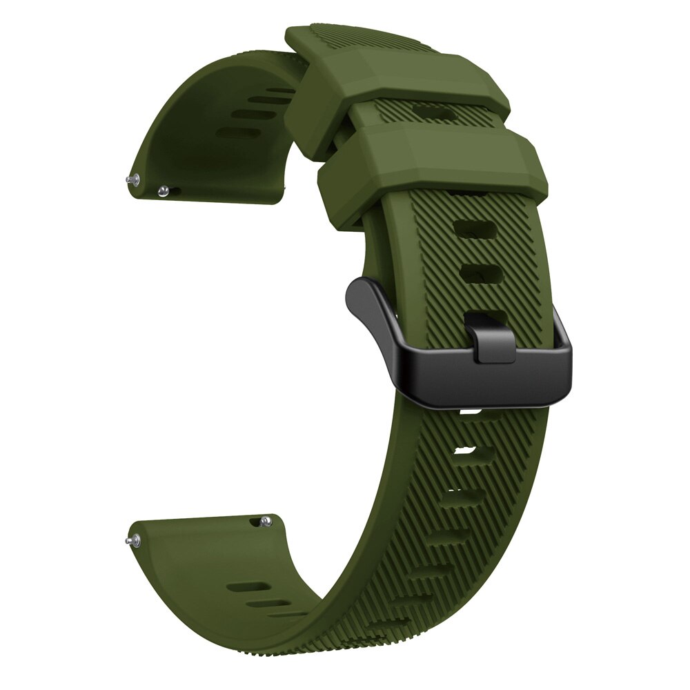 Voor Huami Amazfit GTR2 2e Gtr 47Mm Strap / Amazfit Stratos 2 3 Quick Release Siliconen Band Armband Horlogebanden polsband Correa: Army Green