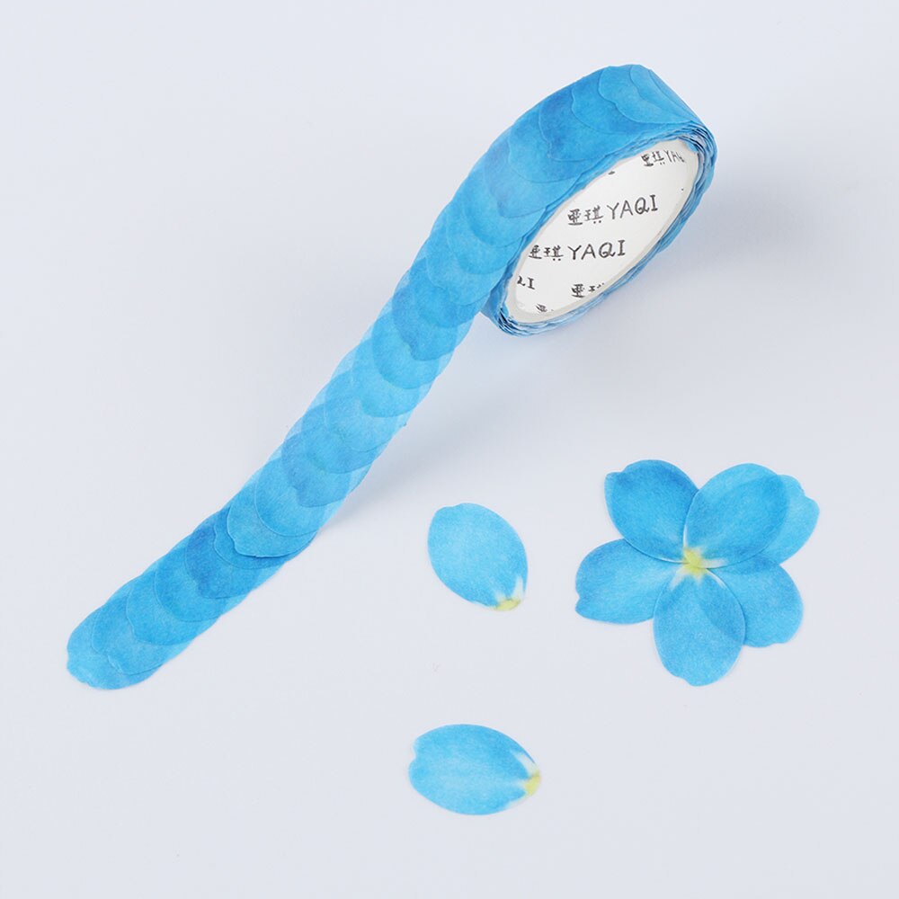 200PCS/Roll Flower Petals Washi Tape Decorative Masking Tape Fragrance Sakura Washi Tape Scrapbooking Diary Paper Stickers: 08