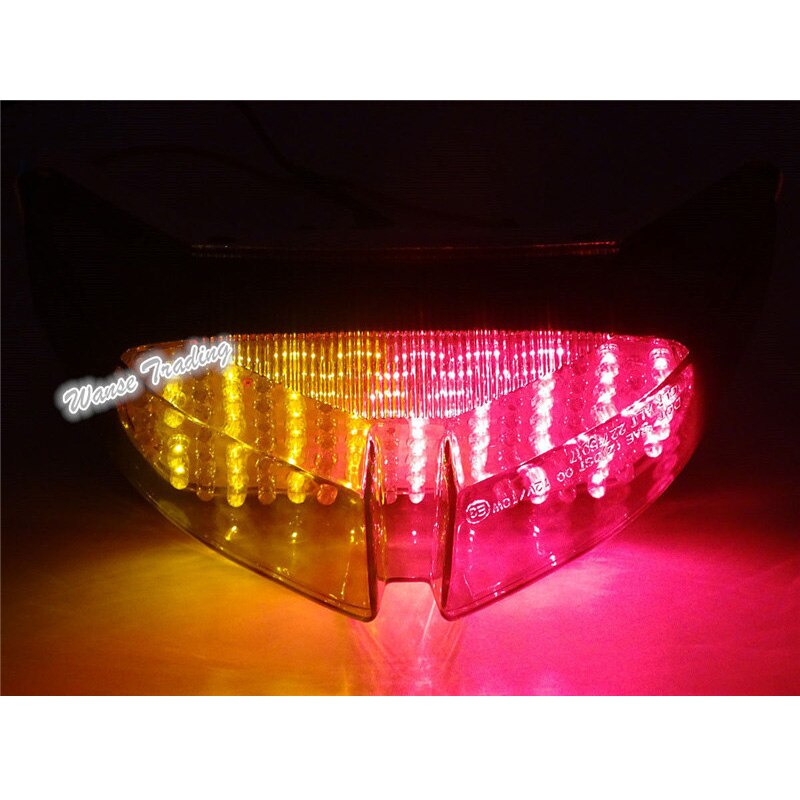 Waase voor yamaha  fz1 fzs 1000 fazer naked 2006 2007 e- mark achterlicht rem richtingaanwijzers geïntegreerde led-verlichting
